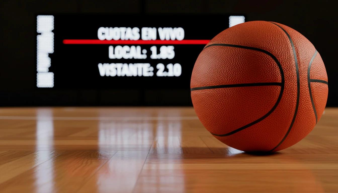 Cuotas NBA en formato decimal con análisis de valor y margen del bookmaker