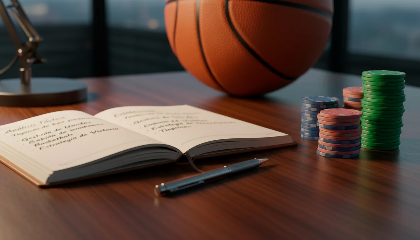 Estrategia de apuestas NBA con gestión de bankroll y análisis de datos